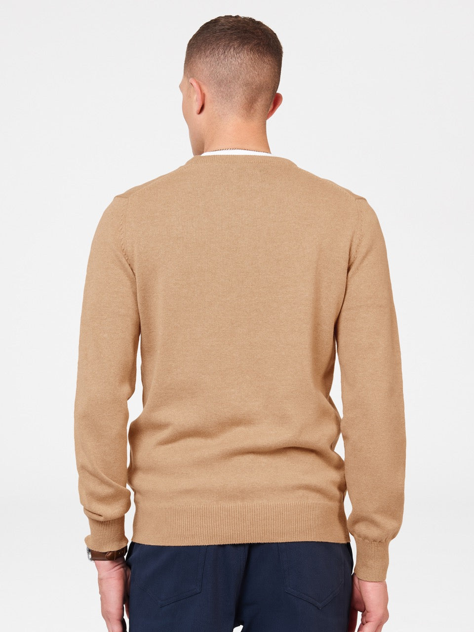 Ben Sherman Signature Crewneck Knitwear Grey | GWAO34056