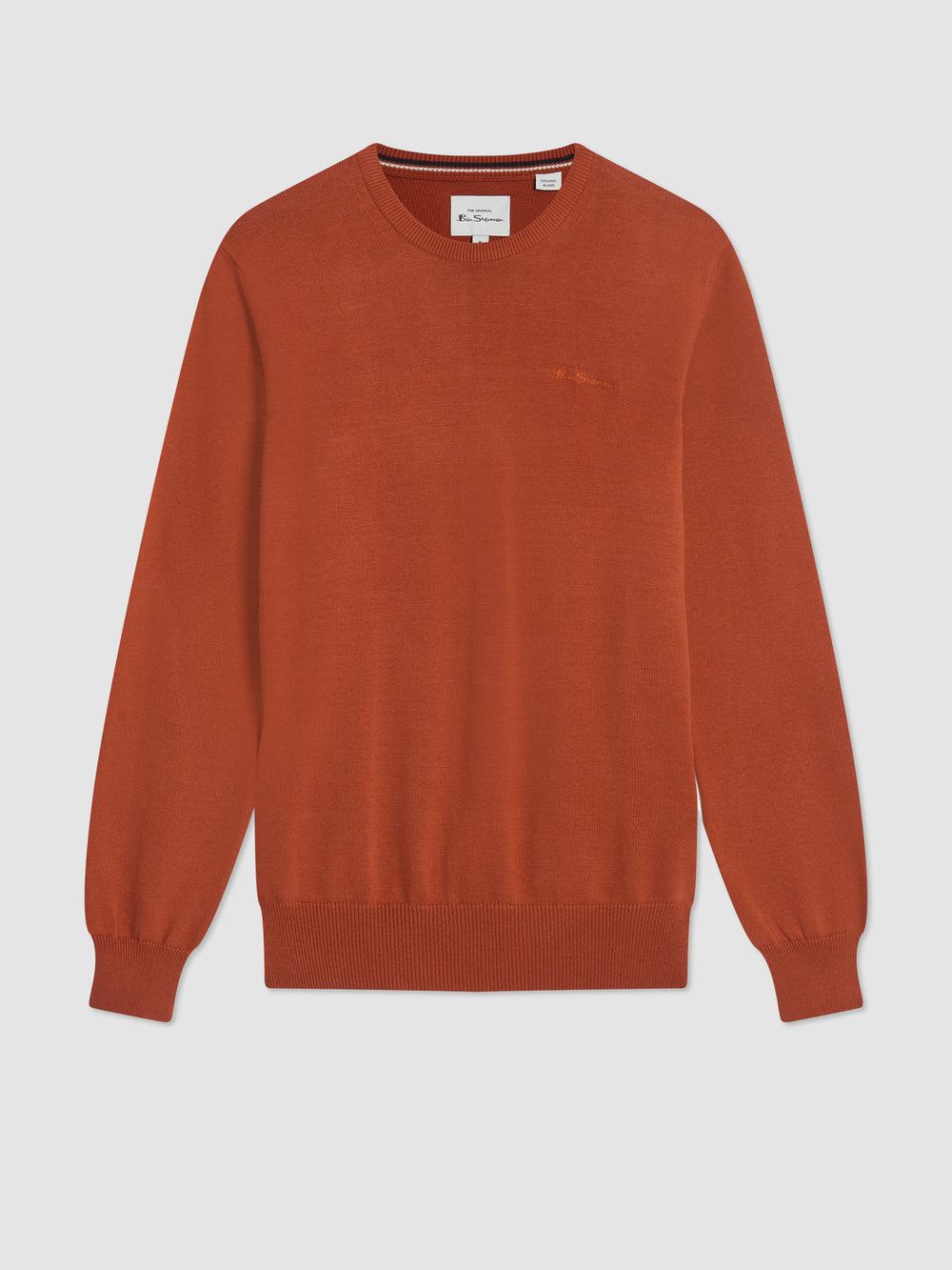 Ben Sherman Signature Crewneck Knitwear Orange | FXQB13254