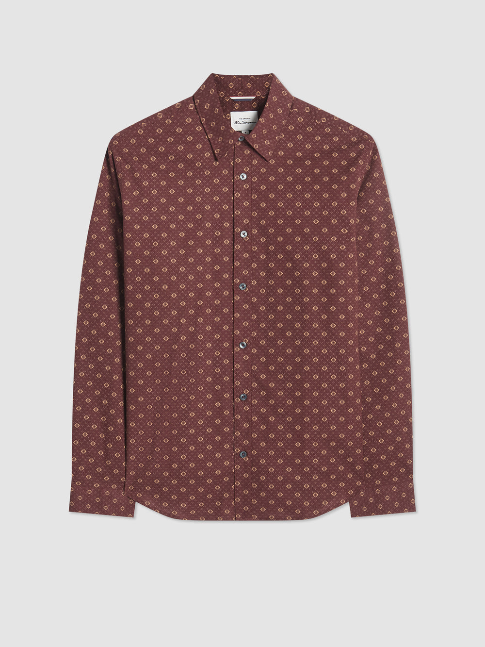 Ben Sherman Signature Geo Shirts Brown | HTVJ02156