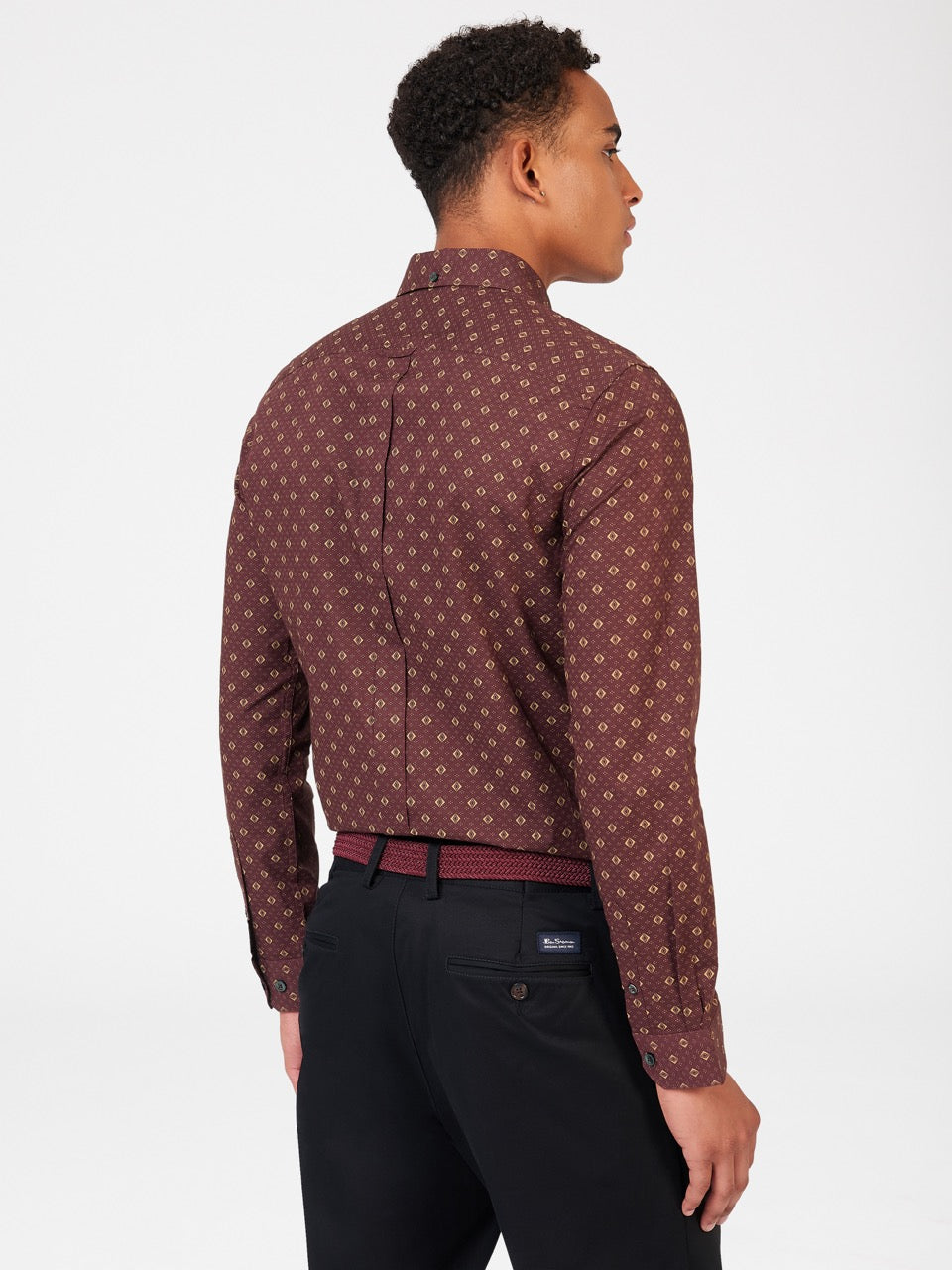 Ben Sherman Signature Geo Shirts Brown | HTVJ02156