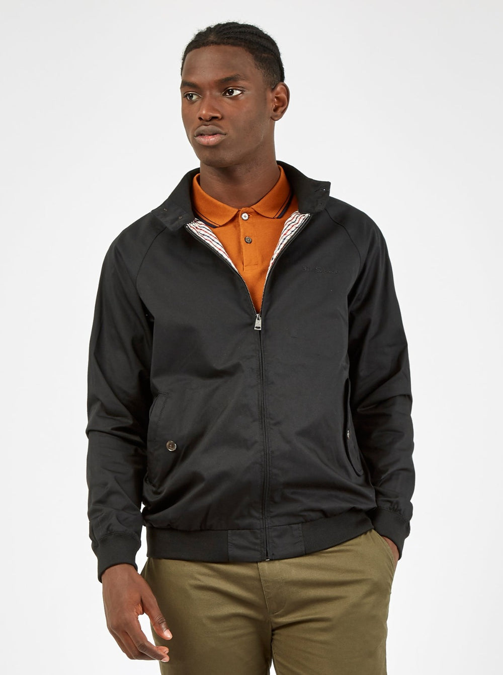 Ben Sherman Signature Harrington Jackets Black | EBRG90358