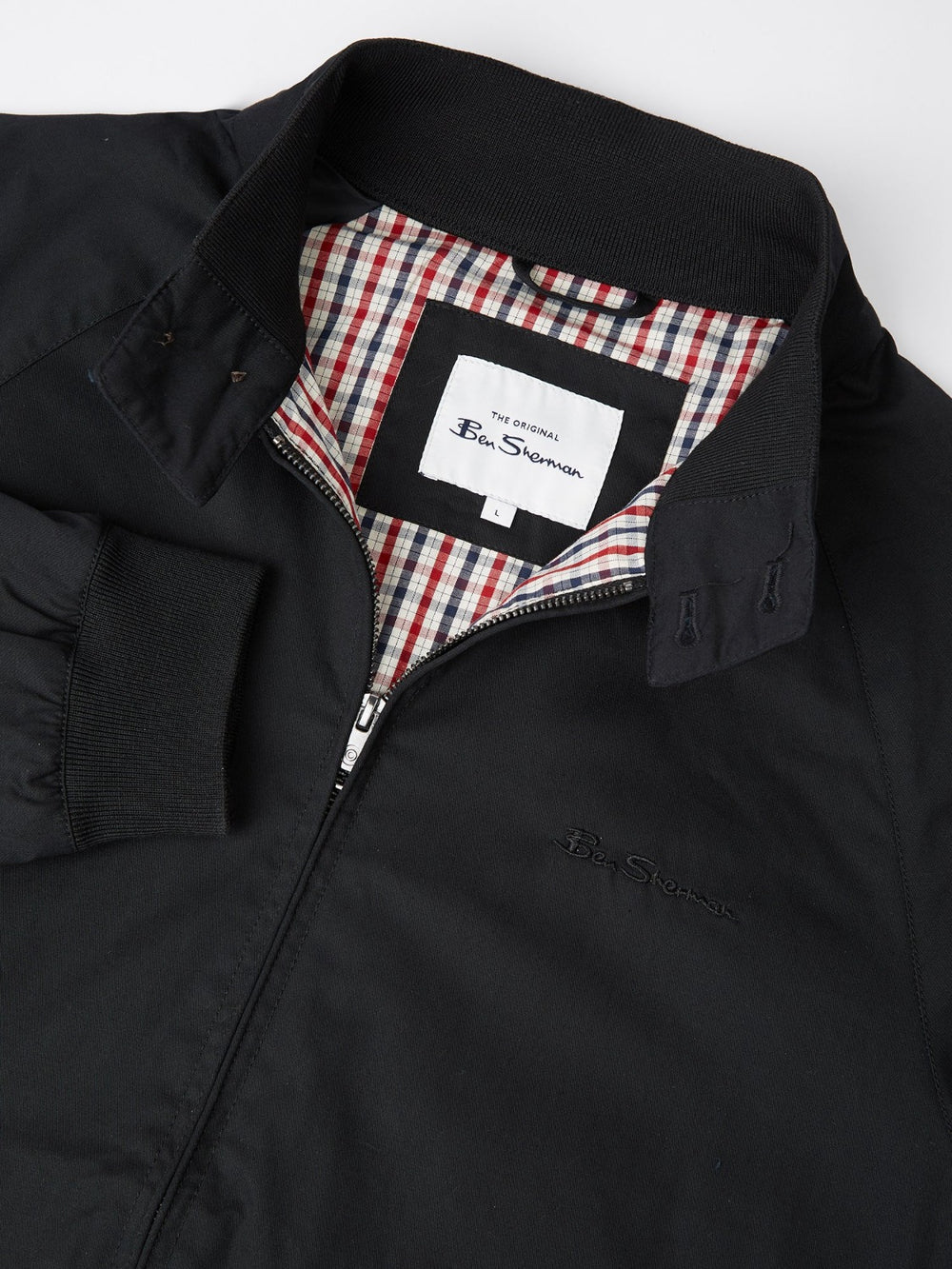 Ben Sherman Signature Harrington Jackets Black | EBRG90358