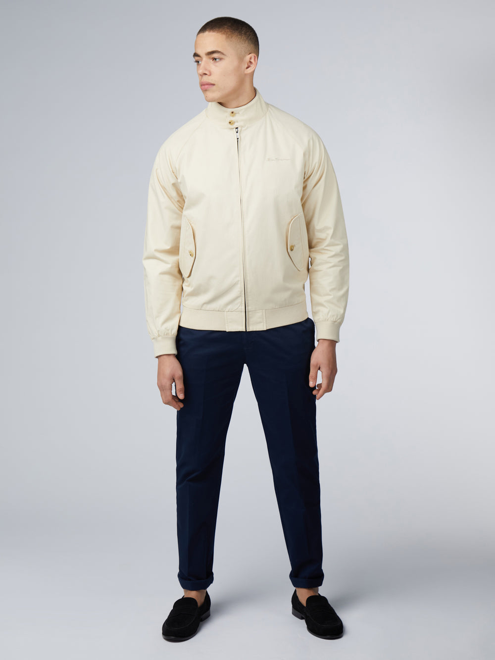 Ben Sherman Signature Harrington Jackets Cream | EPIA89703