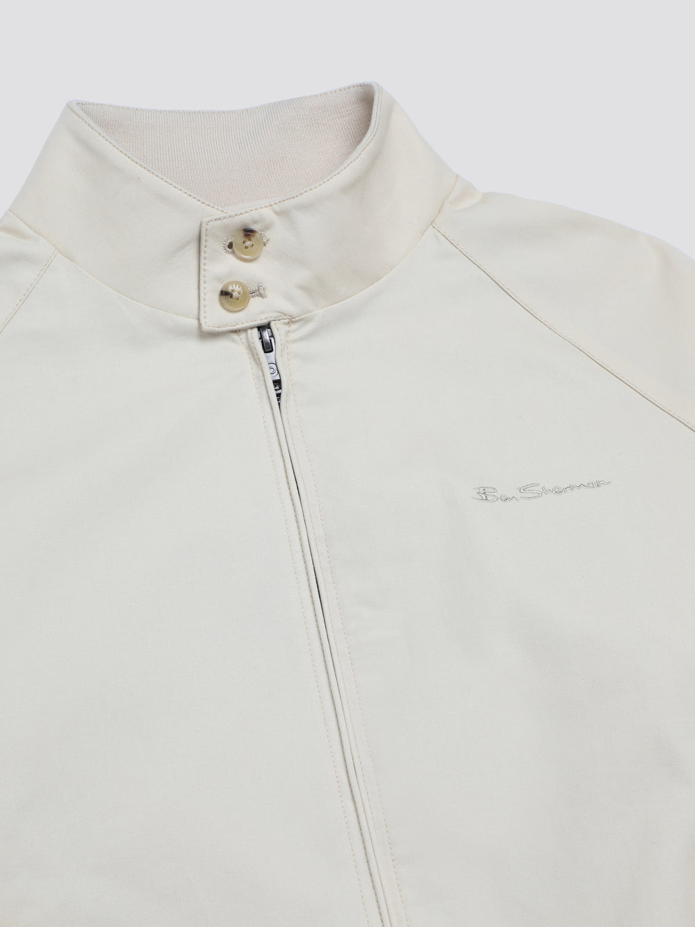 Ben Sherman Signature Harrington Jackets Cream | EPIA89703