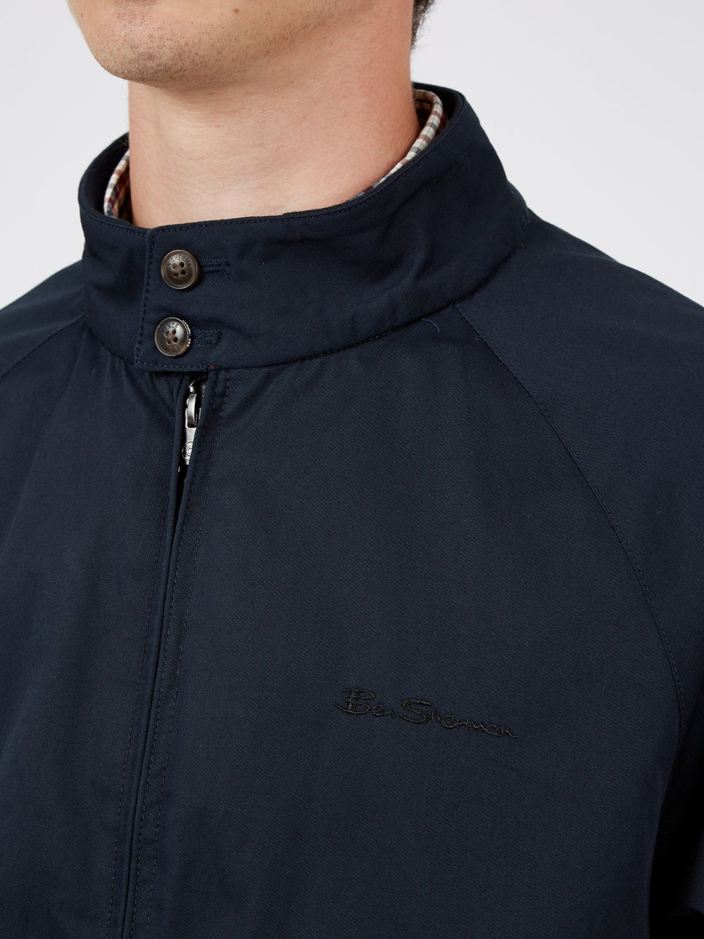 Ben Sherman Signature Harrington Jackets Navy | VXIO61258