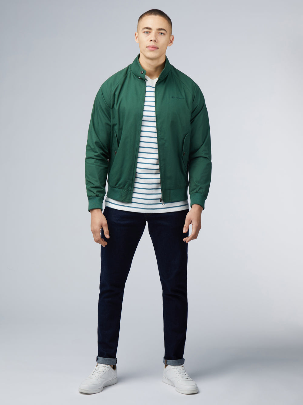 Ben Sherman Signature Harrington Jackets Green | KJZV37098