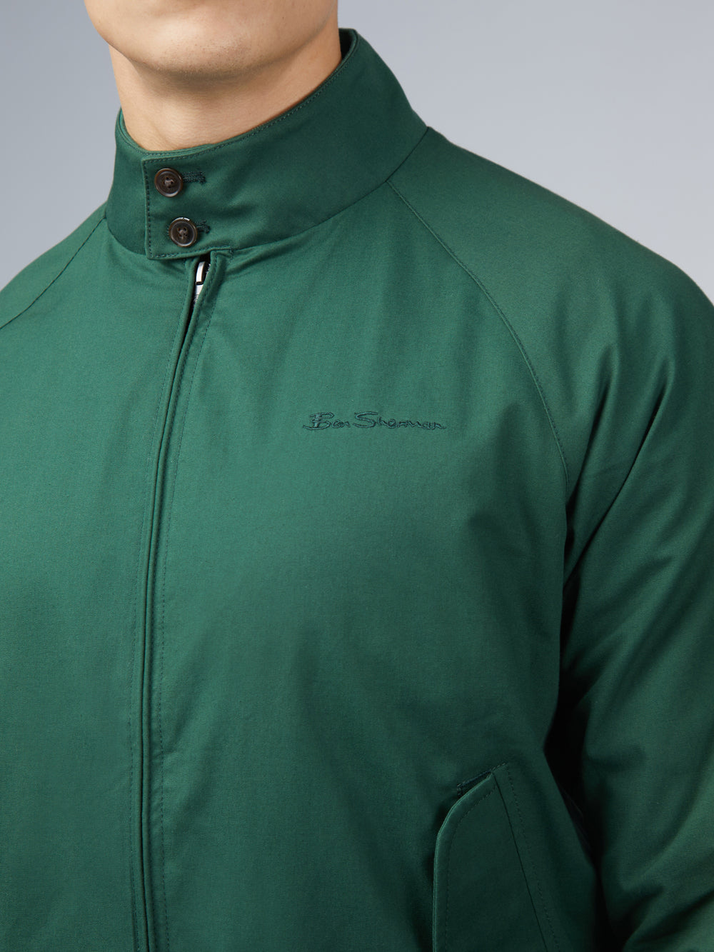 Ben Sherman Signature Harrington Jackets Green | KJZV37098