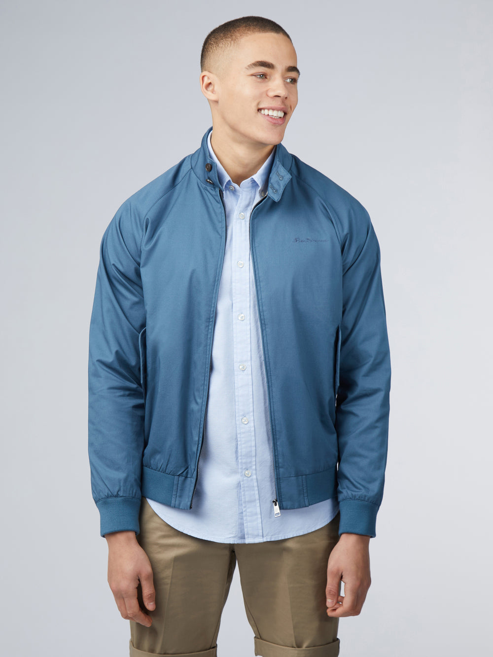 Ben Sherman Signature Harrington Jackets Turquoise | XQLJ72104