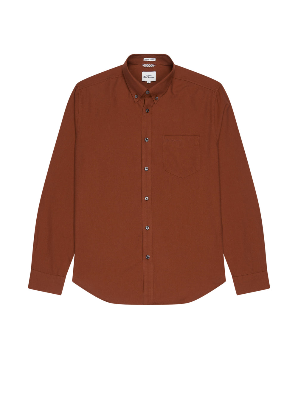 Ben Sherman Signature Long-Sleeve Oxford Shirts Orange | NZQJ69314