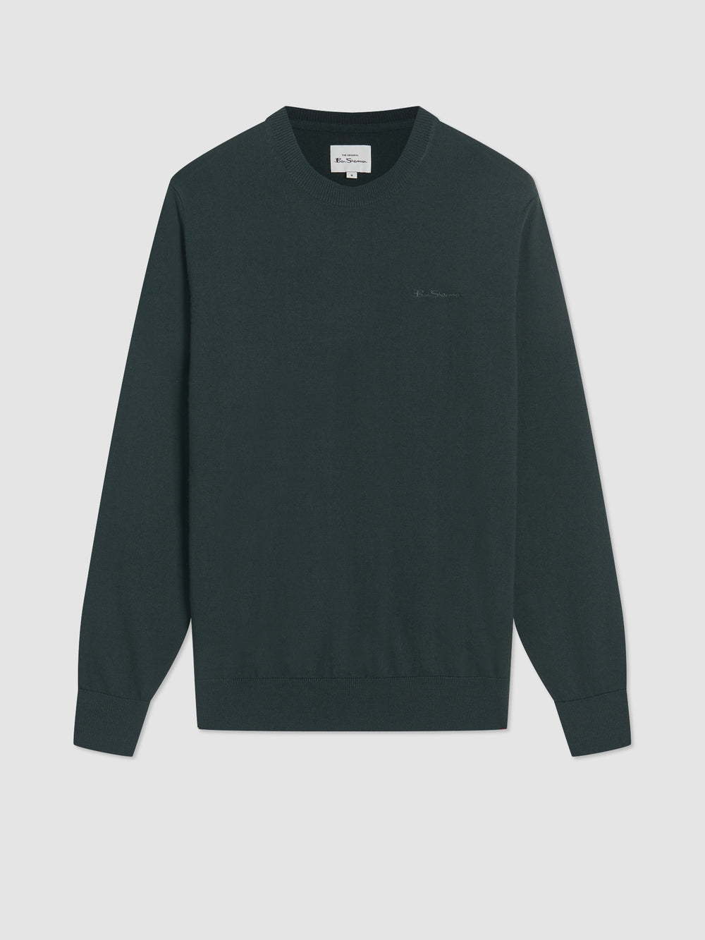 Ben Sherman Signature Merino Crewneck Knitwear Dark Green | ICBQ34901