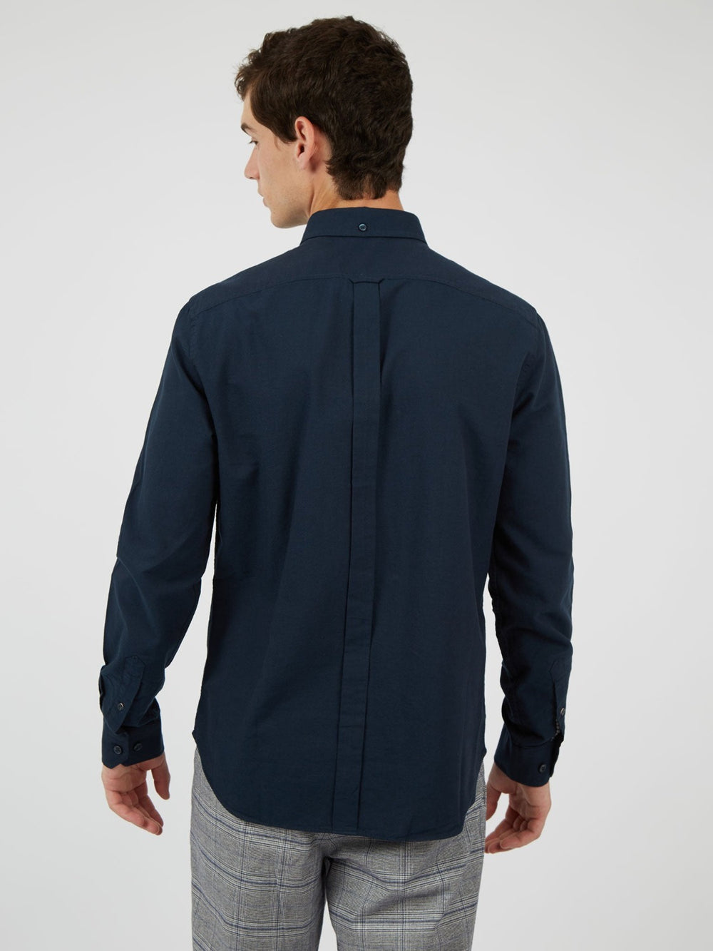 Ben Sherman Signature Organic Oxford Shirts Navy | YTPB51087