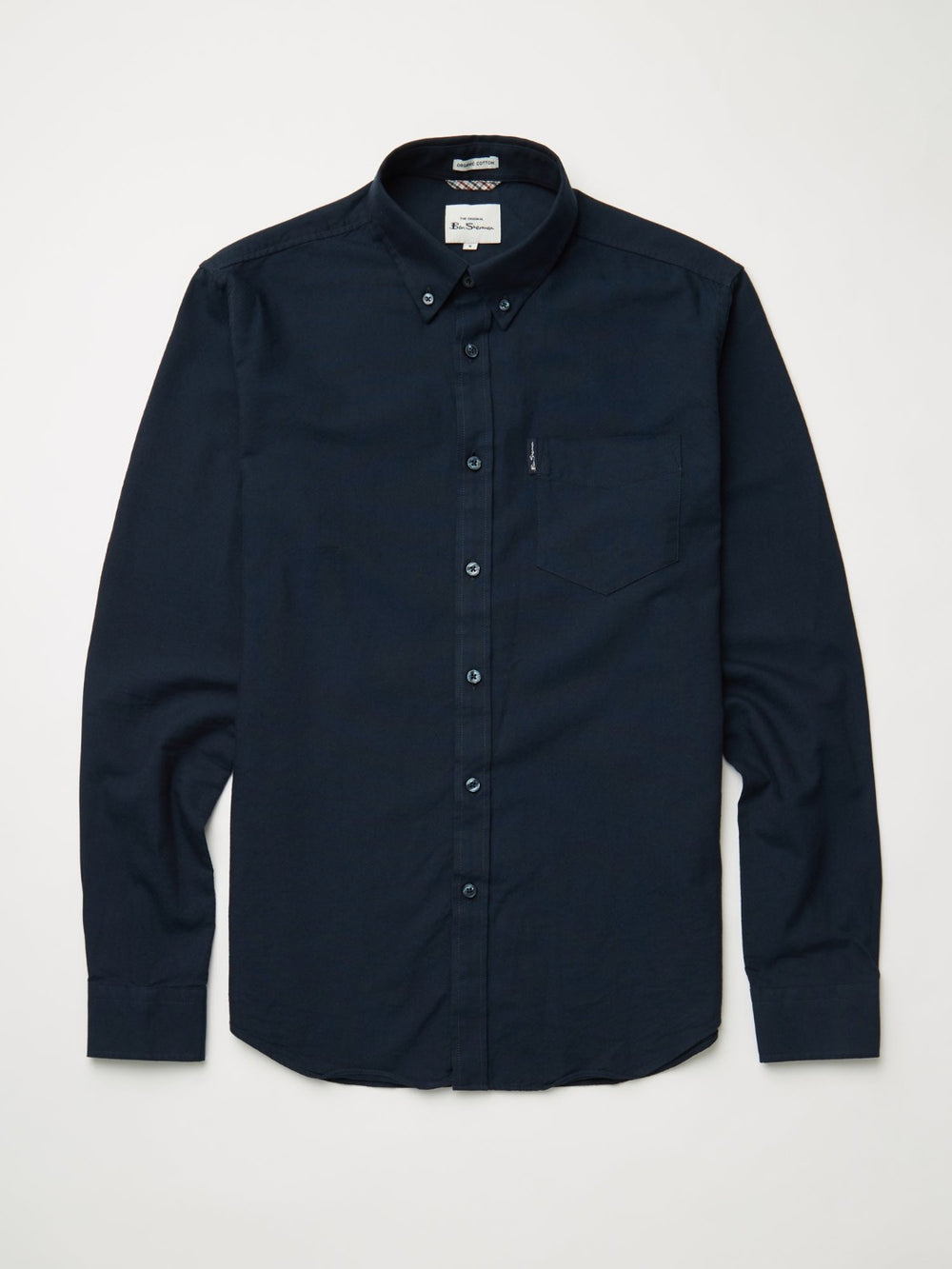 Ben Sherman Signature Organic Oxford Shirts Navy | YTPB51087