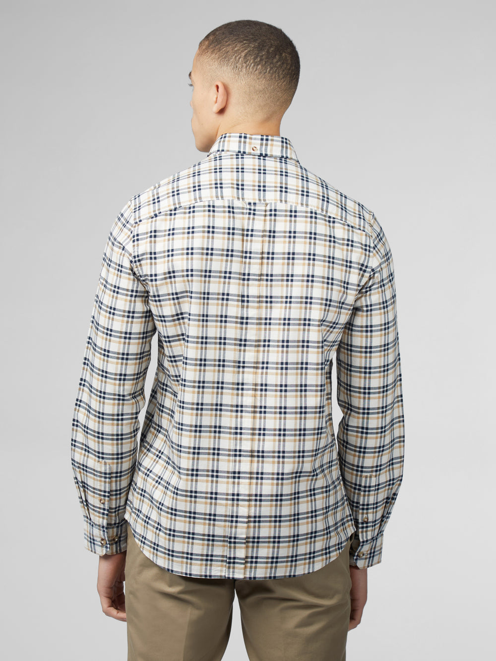 Ben Sherman Signature Oxford Check Shirts White | KJPE25891