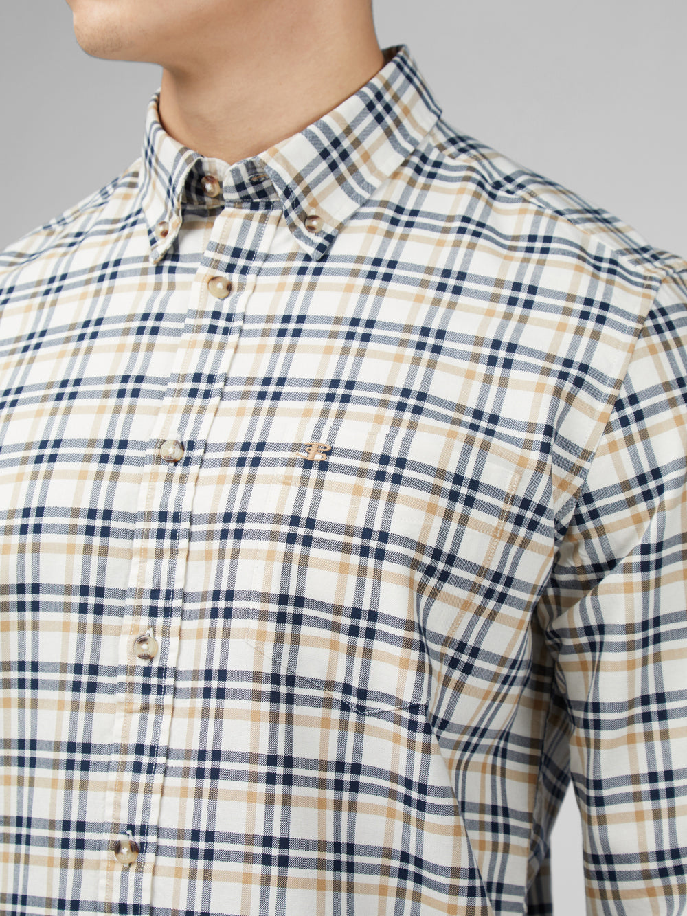 Ben Sherman Signature Oxford Check Shirts White | KJPE25891