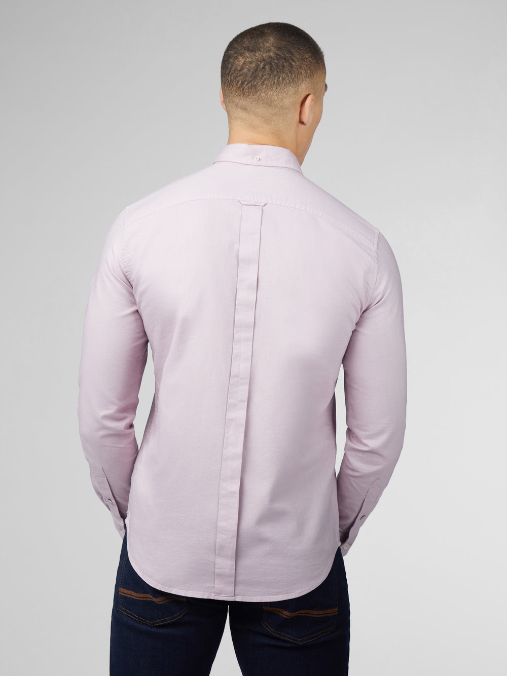 Ben Sherman Signature Oxford Long Sleeve Shirts Purple | IPDK07156