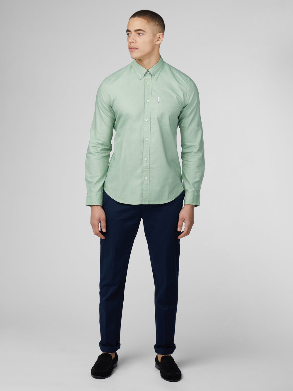 Ben Sherman Signature Oxford Shirts Green | OPDB07182