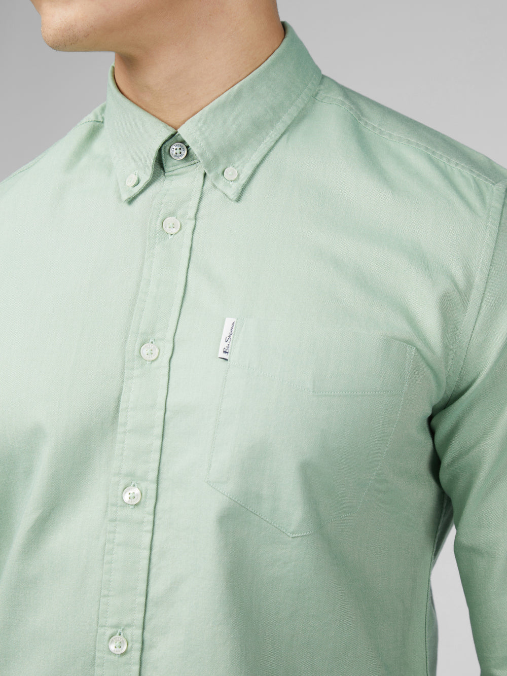 Ben Sherman Signature Oxford Shirts Green | OPDB07182