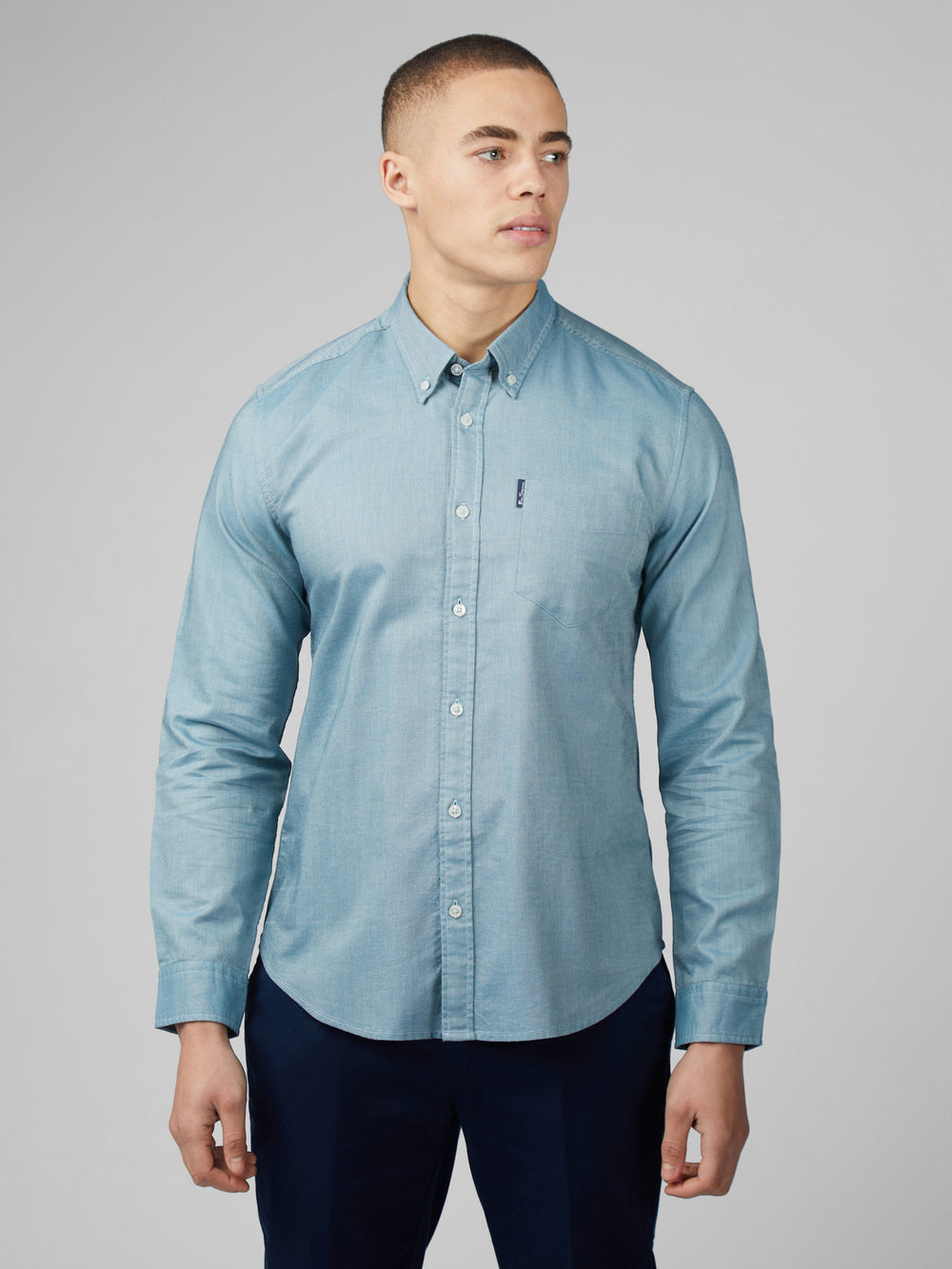 Ben Sherman Signature Oxford Shirts Turquoise | MCGI76519