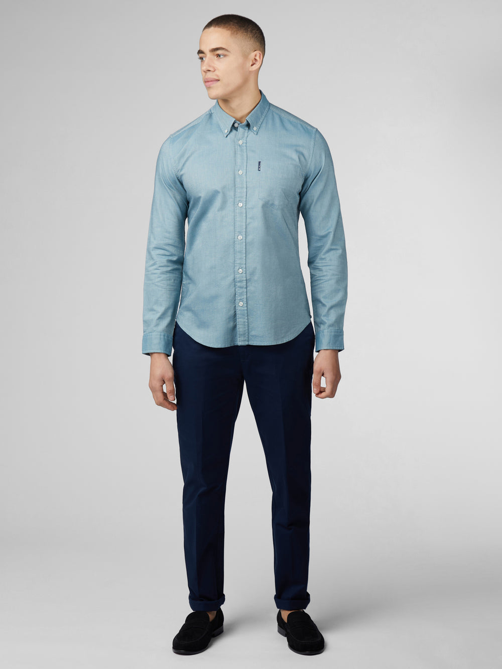 Ben Sherman Signature Oxford Shirts Turquoise | MCGI76519