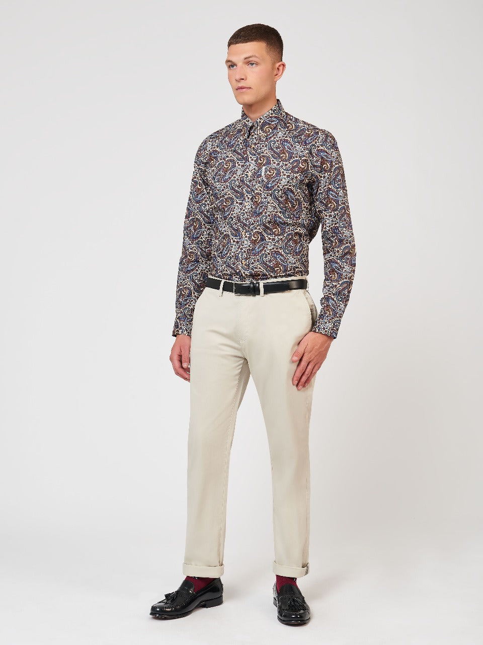 Ben Sherman Signature Paisley Shirts Multicolor | AJMO43971