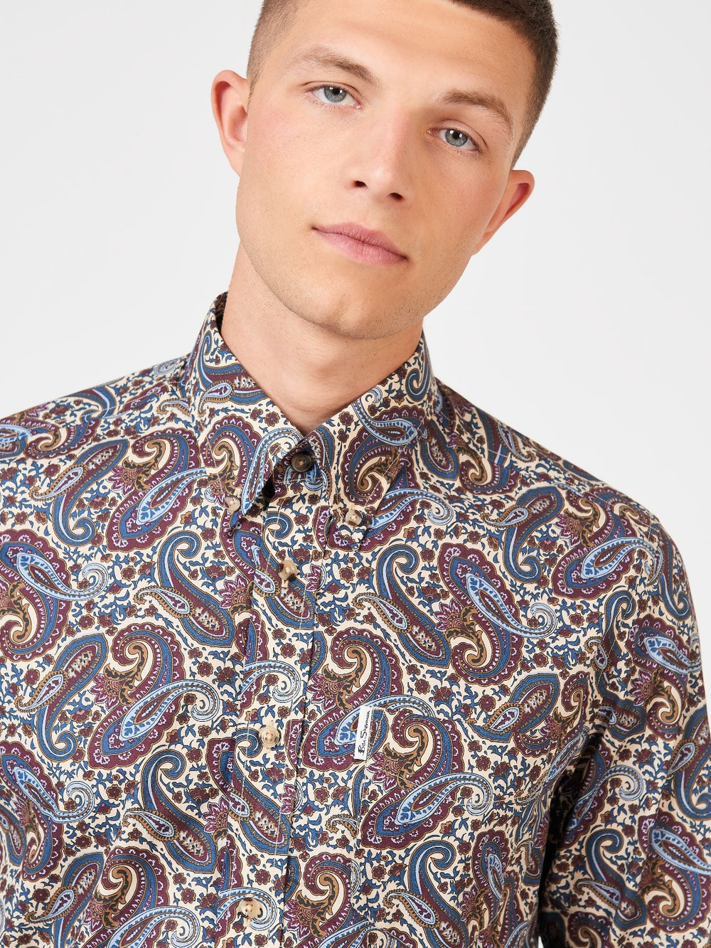 Ben Sherman Signature Paisley Shirts Multicolor | AJMO43971