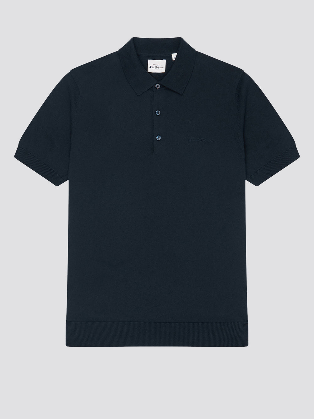 Ben Sherman Signature Polo Neck Sweaters Navy | ISMX18509