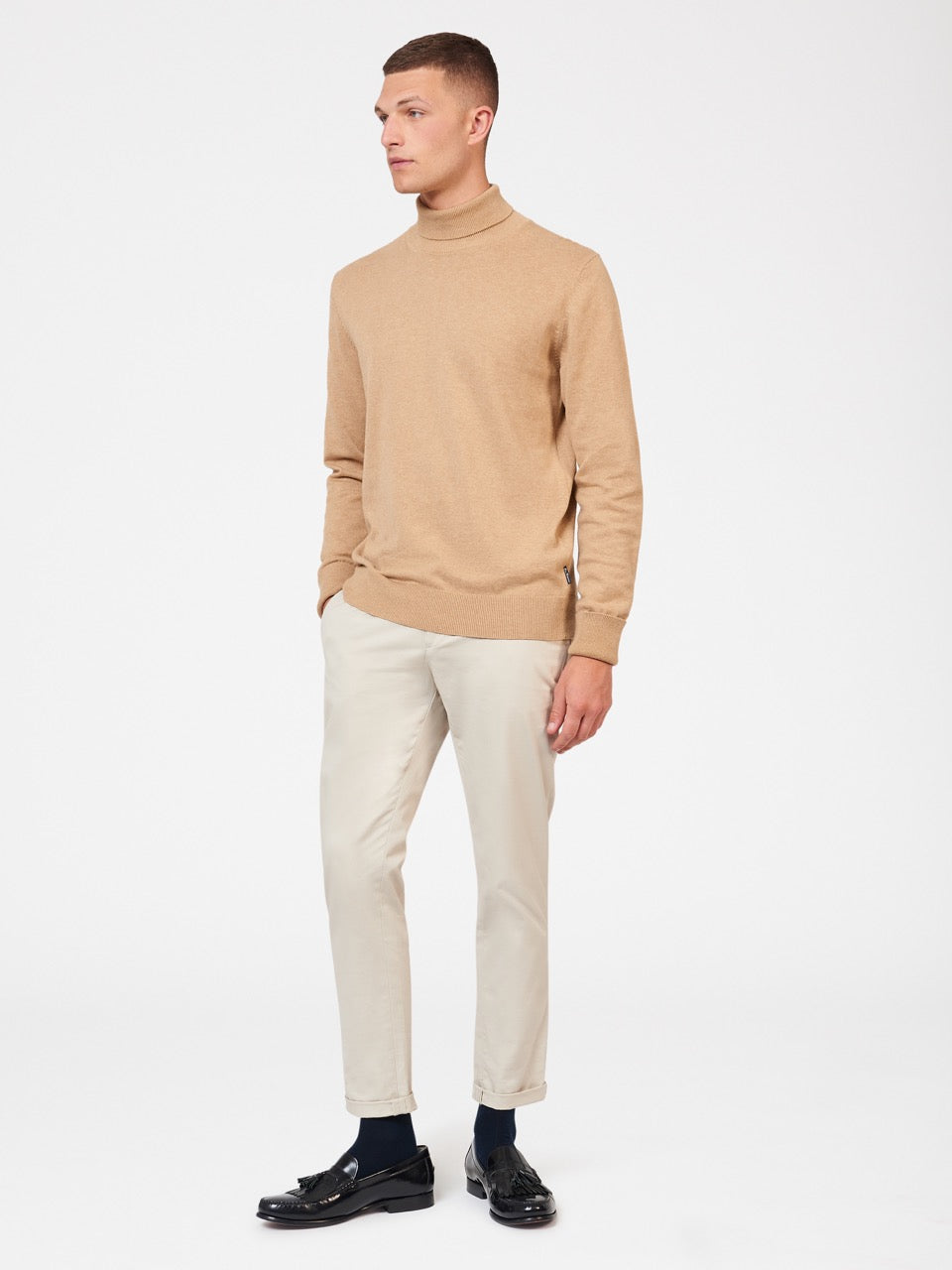 Ben Sherman Signature Roll Neck Knitwear Grey | BICW08179