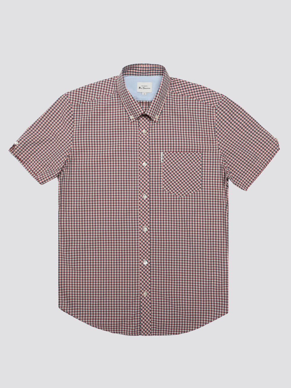 Ben Sherman Signature Short Sleeve Gingham Shirts Red / White | QZYU09247