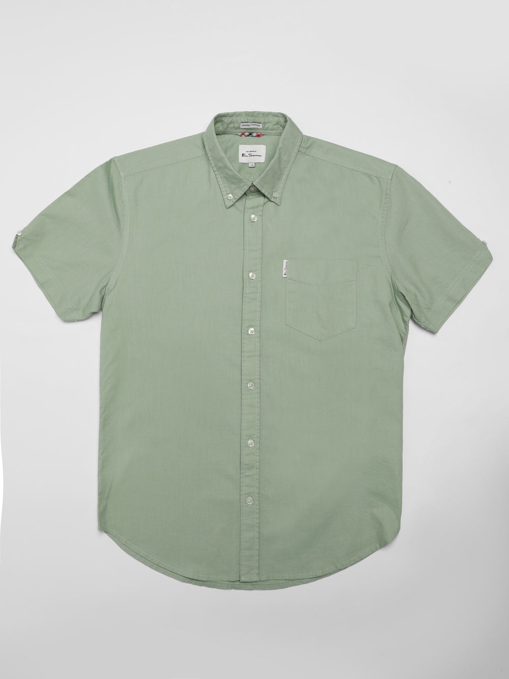 Ben Sherman Signature Short Sleeve Oxford Shirts Green | HCQX96874