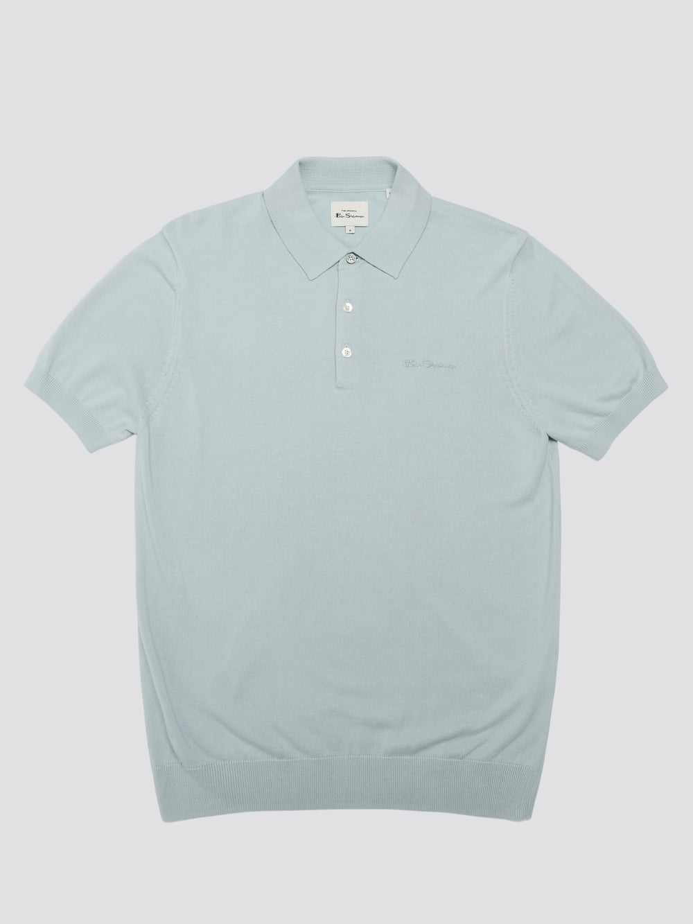 Ben Sherman Signature Short Sleeve Polo Knitwear Blue | VFLC71326