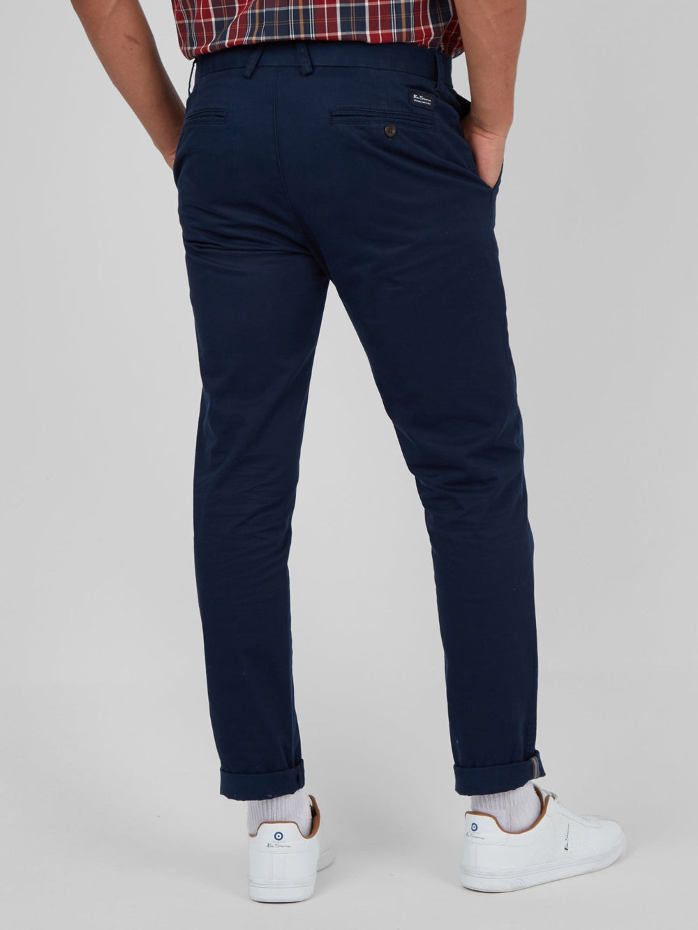 Ben Sherman Signature Skinny Stretch Chino Pants Navy | ALDK12945