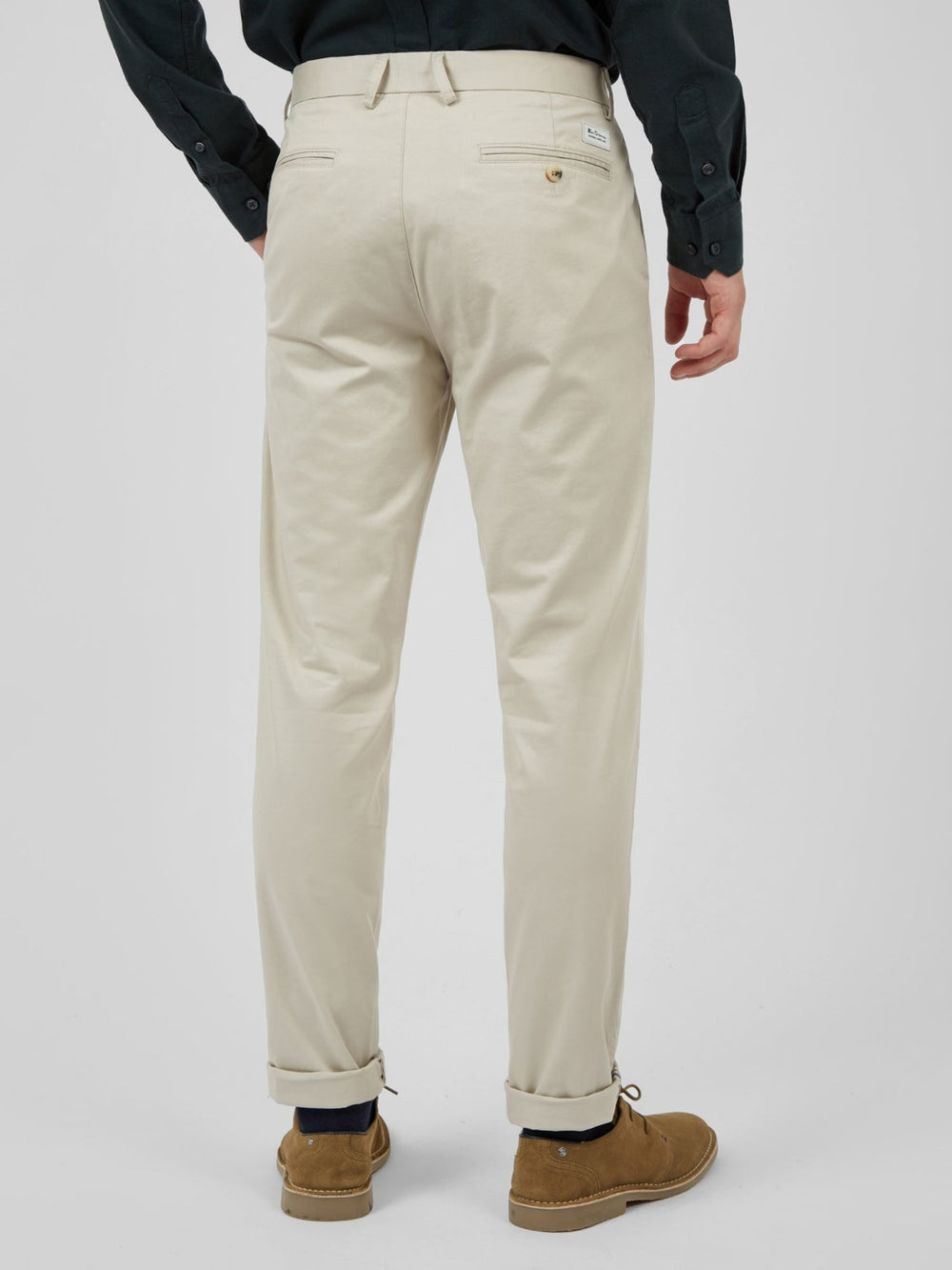 Ben Sherman Signature Skinny Stretch Chino Pants White | JEBD16592