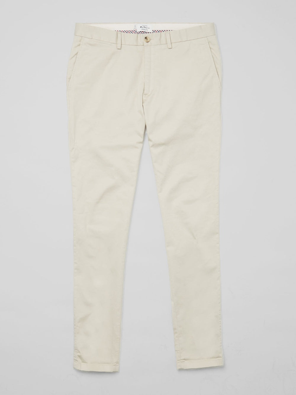 Ben Sherman Signature Skinny Stretch Chino Pants White | JEBD16592