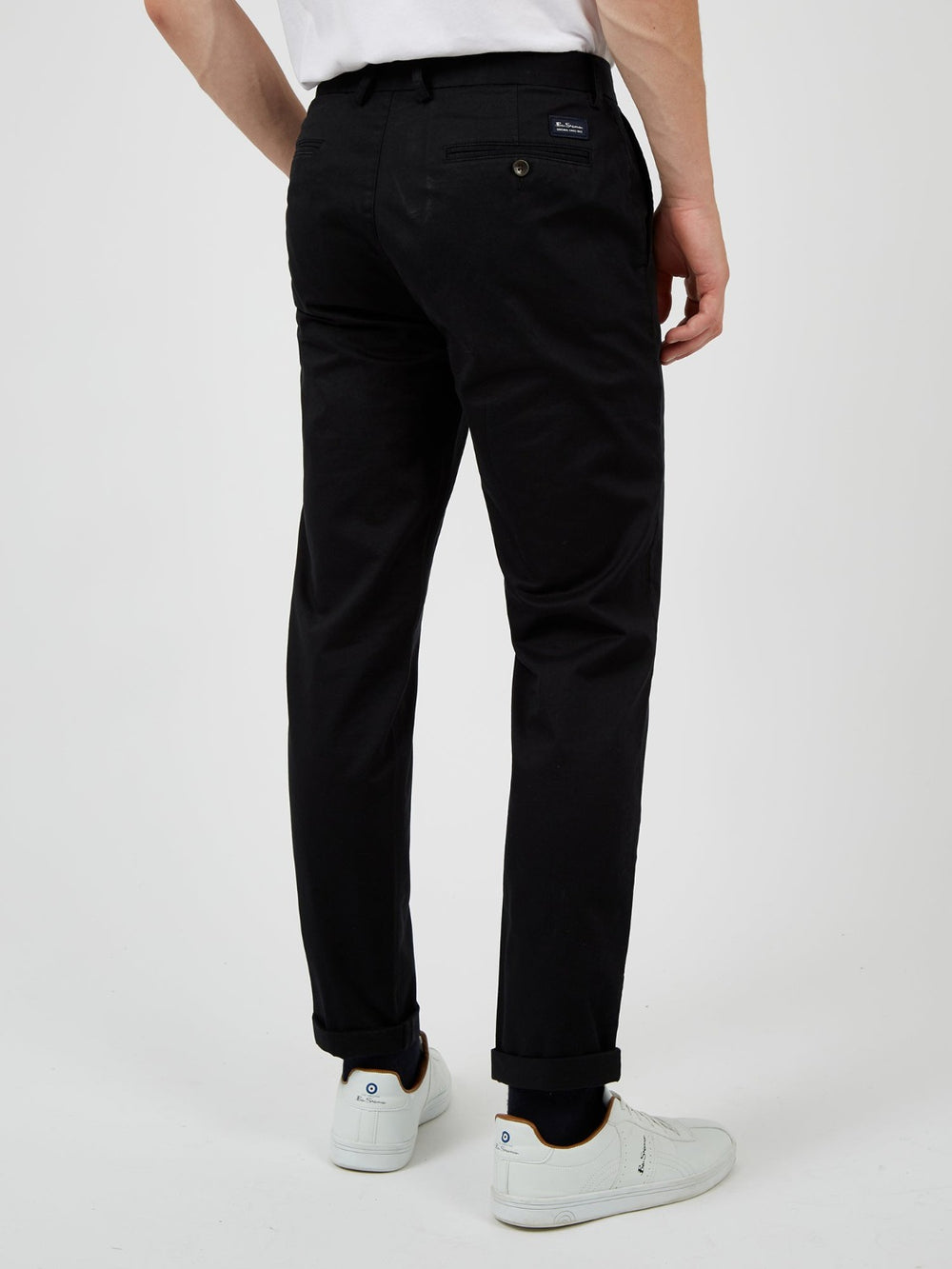 Ben Sherman Signature Slim Stretch Chino Pants Black | IYCN76509