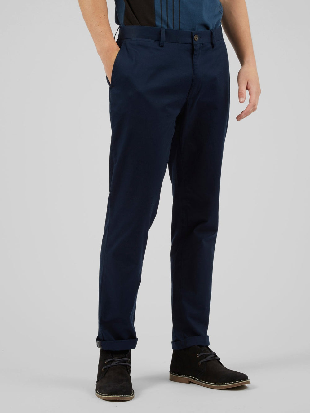 Ben Sherman Signature Slim Stretch Chino Pants Navy | AUHG57348