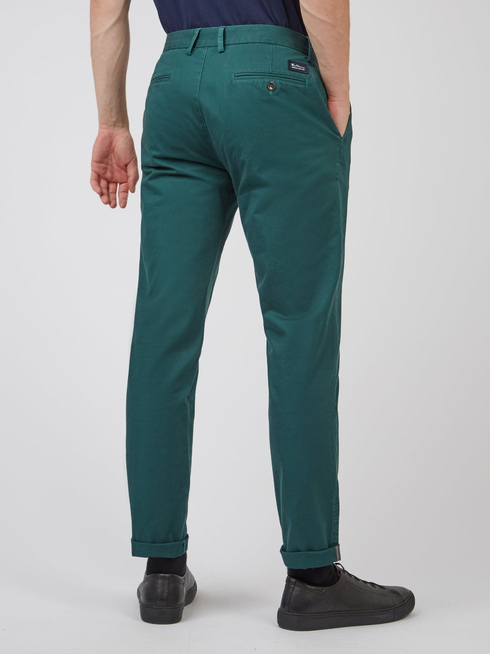 Ben Sherman Signature Slim Stretch Chino Pants Green | KRUV64350