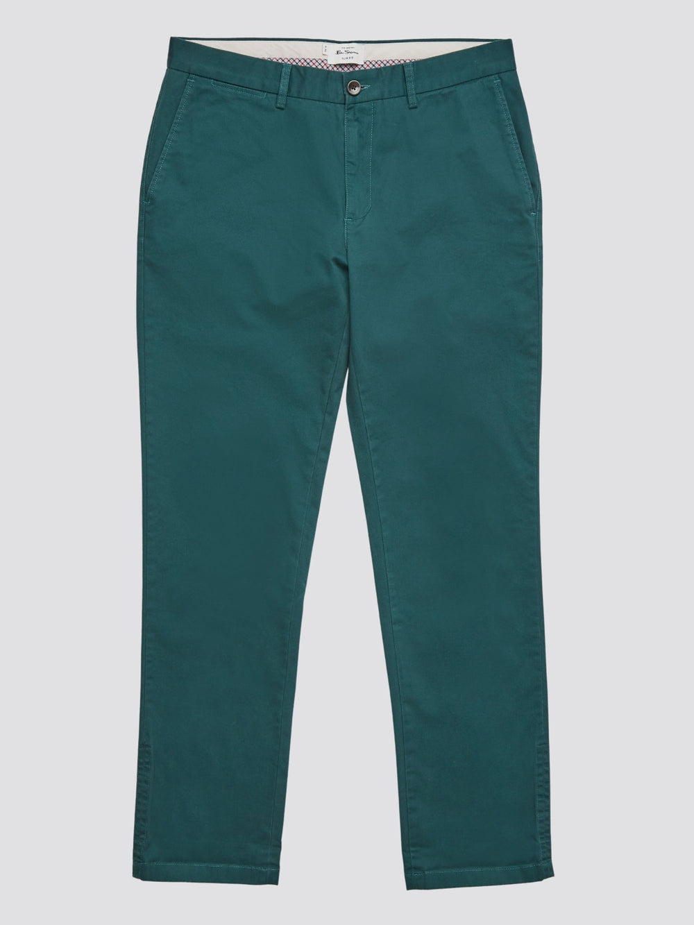 Ben Sherman Signature Slim Stretch Chino Pants Green | KRUV64350