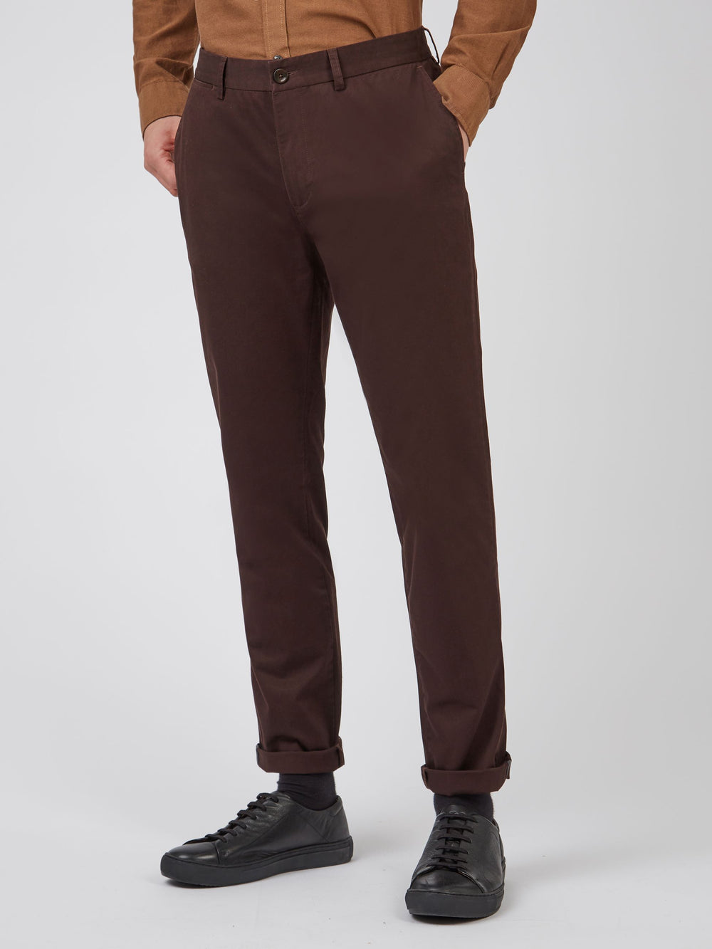 Ben Sherman Signature Slim Stretch Chino Pants Red | HELD58097