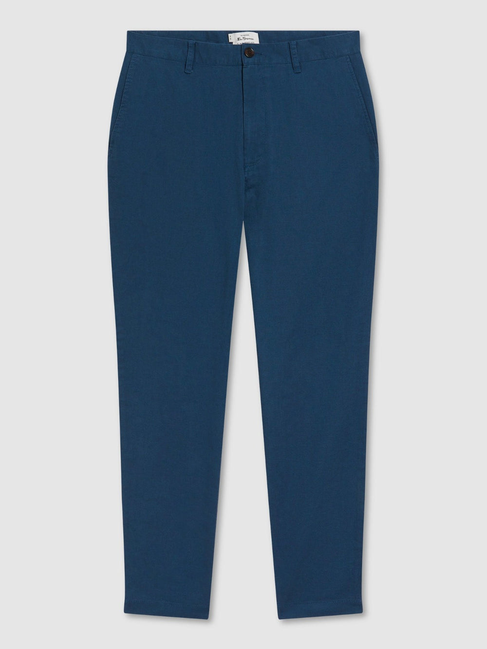 Ben Sherman Signature Slim Taper Linen Pants Blue | ITKX02176