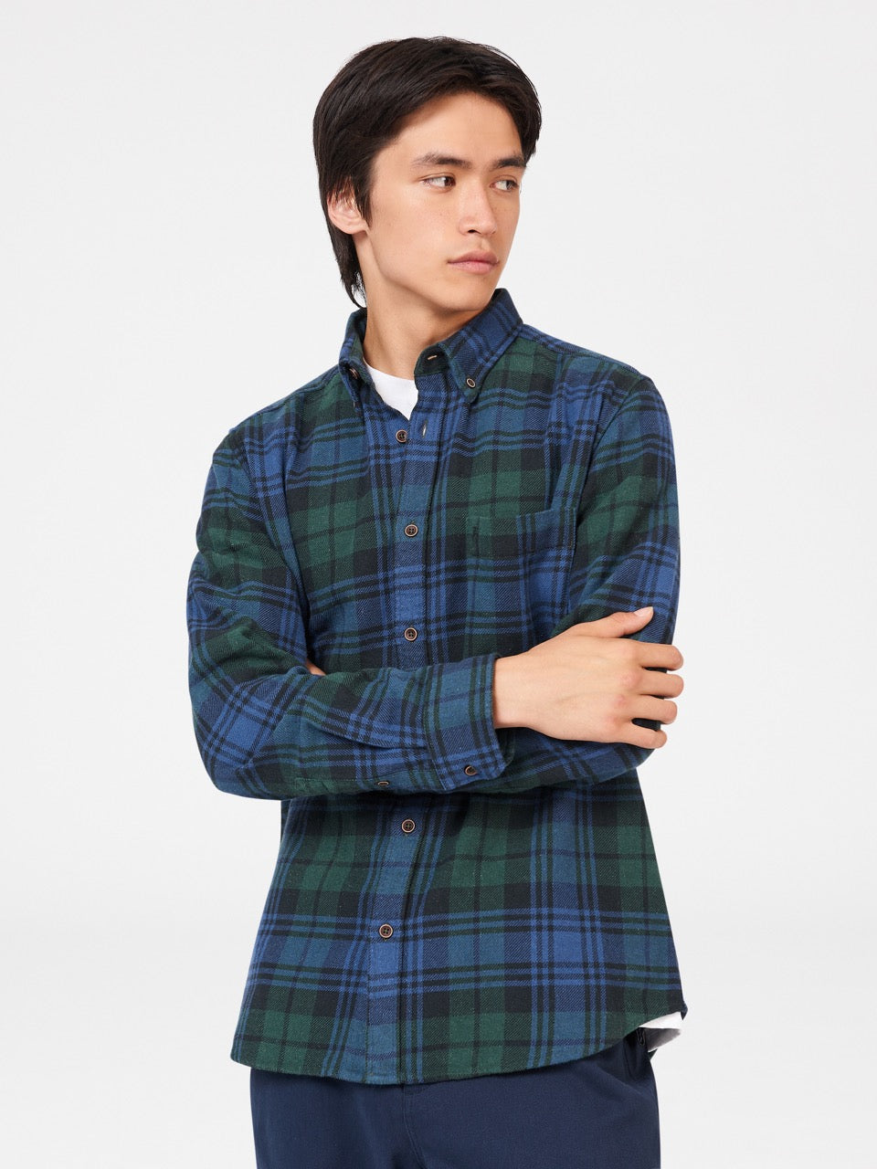 Ben Sherman Signature Tartan Check Shirts Green | KCMD84039