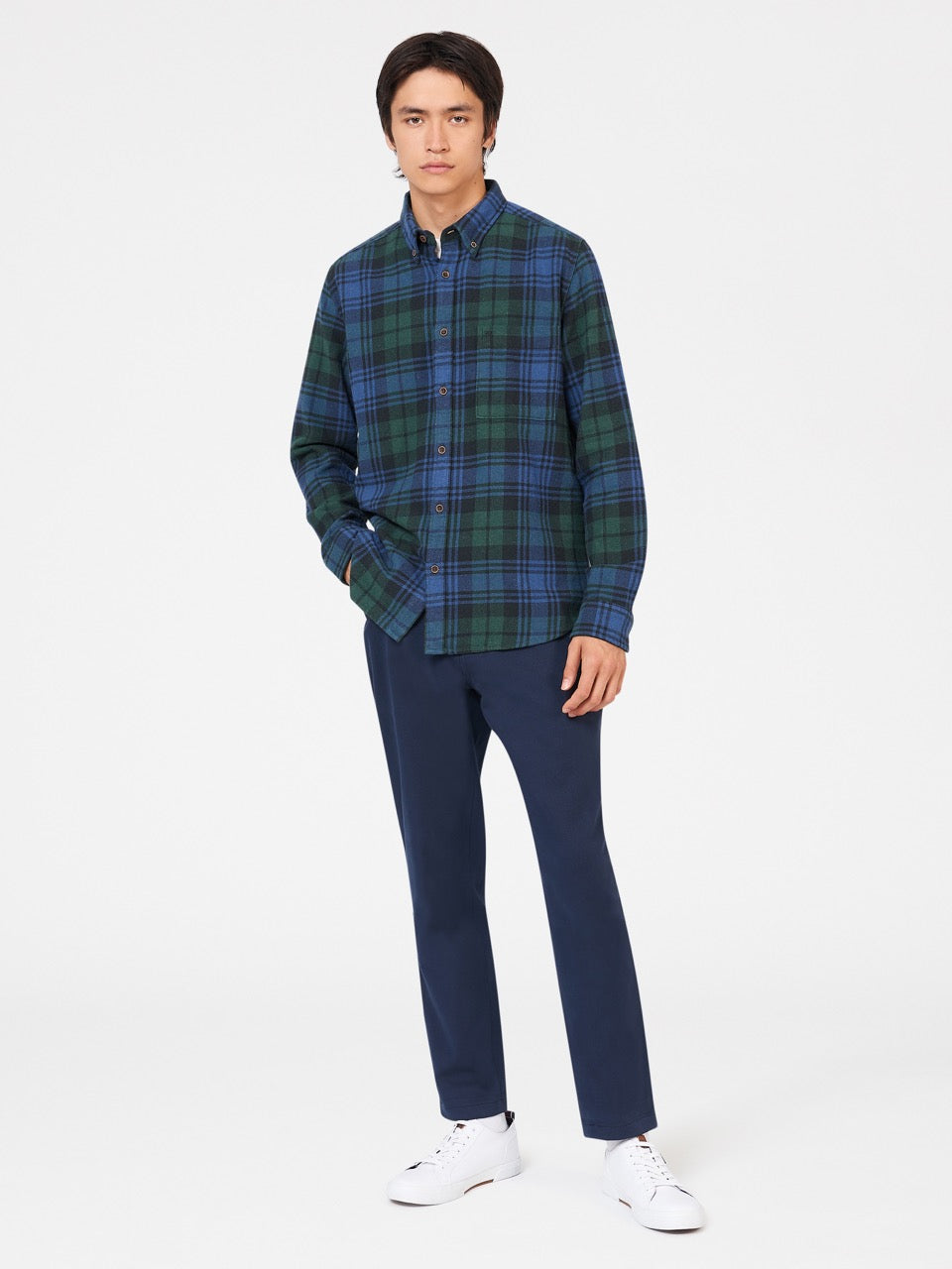 Ben Sherman Signature Tartan Check Shirts Green | KCMD84039