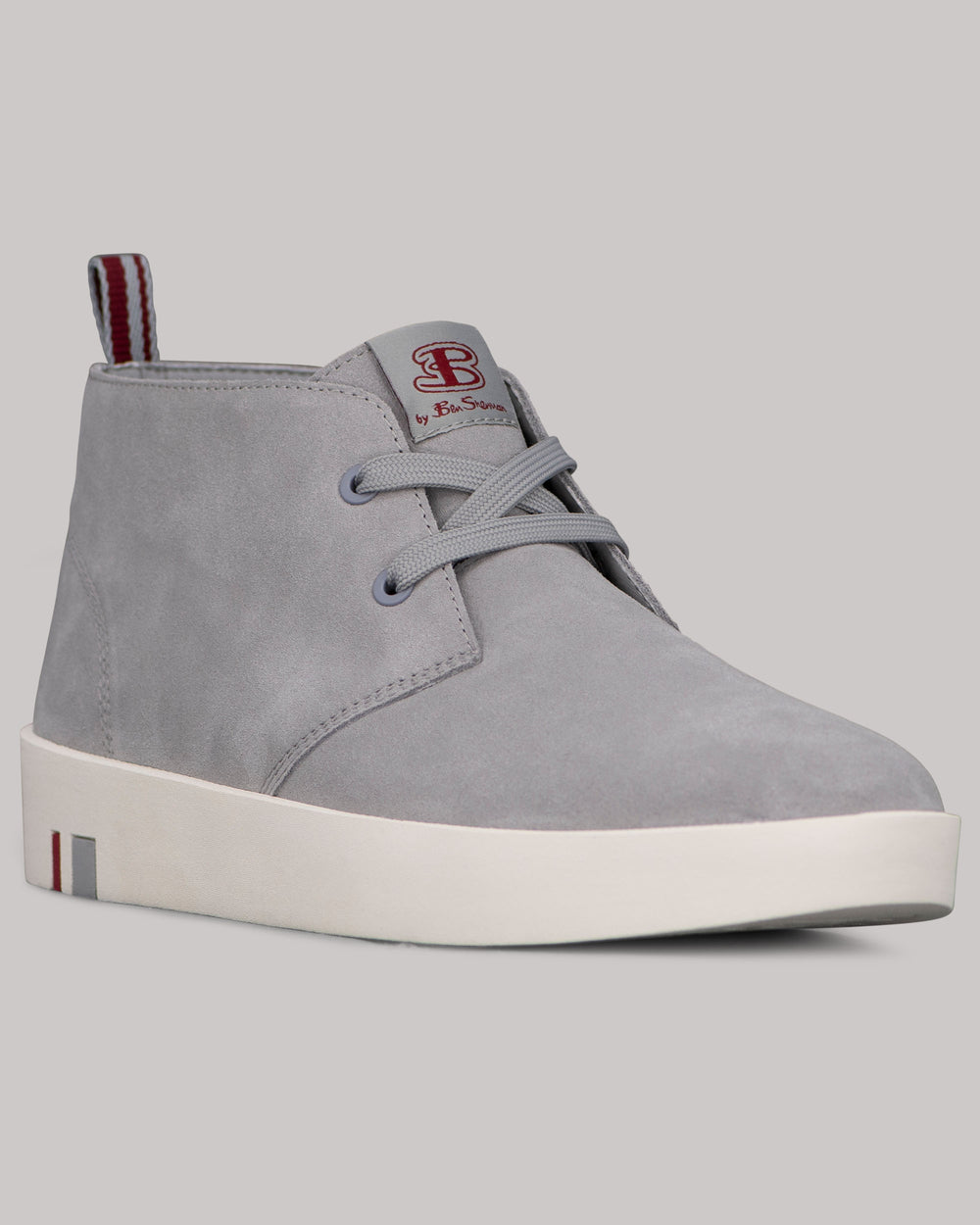 Ben Sherman Thames Chukka Boots White / Red | PJBE19465