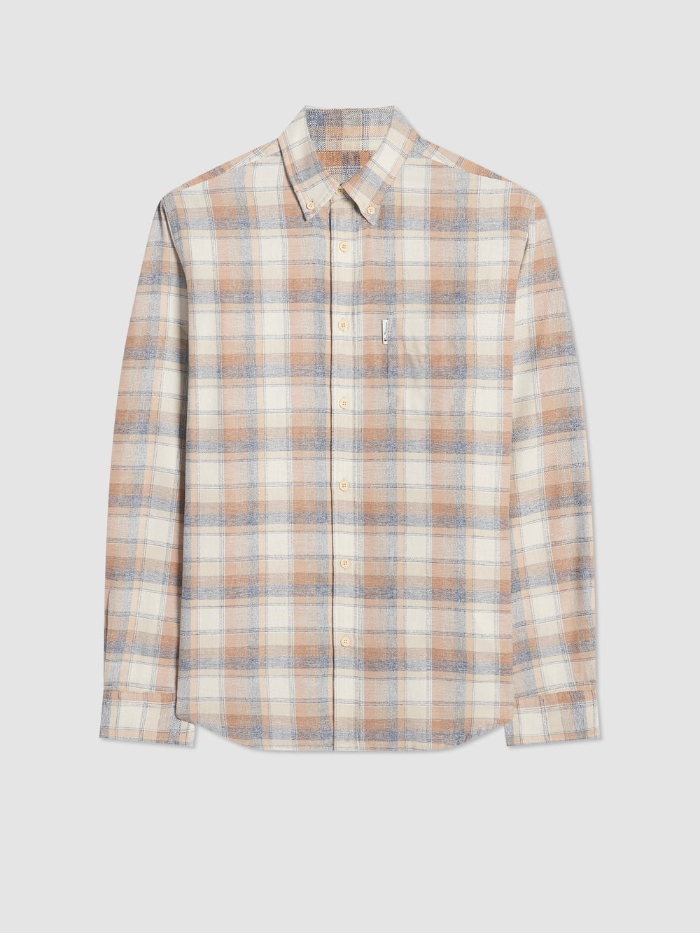 Ben Sherman Twisted Yarn Check Shirts Brown | VCID54293