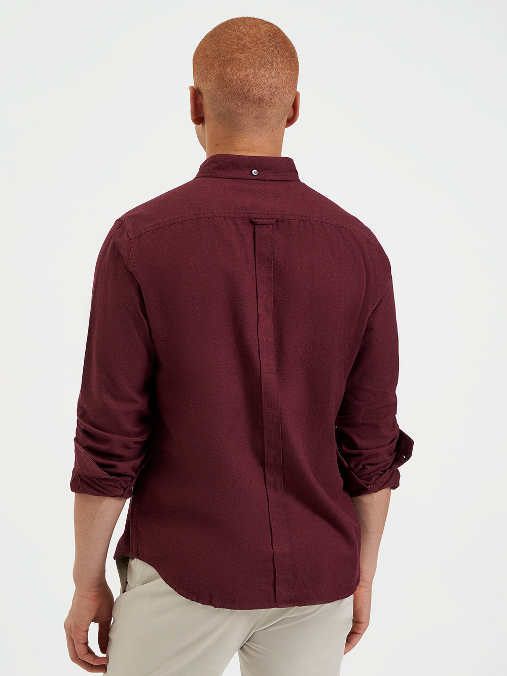 Ben Sherman Uniform Flannel Shirts Burgundy / Navy / Beige | ZBJS17658