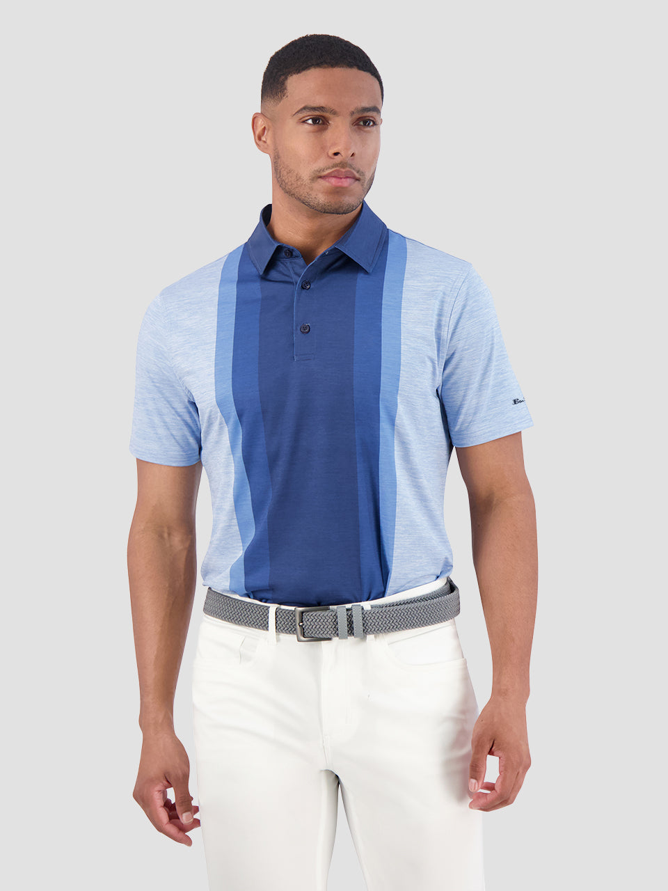 Ben Sherman Vertical Stripes Polo Shirts Blue | MGYI29146